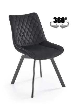 Nejlepší Volba Otočná jídelní židle K520 - černá