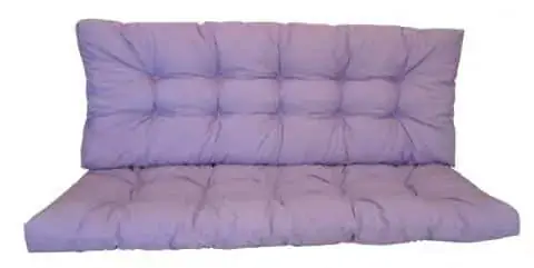 Přímo Od Výrobce Polstr na zahradní houpačku 120 cm - fialový melír