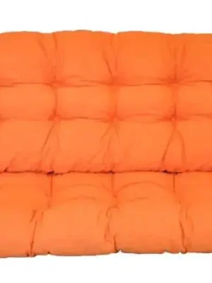 Polstr na zahradní houpačku 120 cm - oranžový melír Sleva