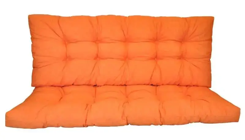 Polstr na zahradní houpačku 120 cm - oranžový melír Sleva