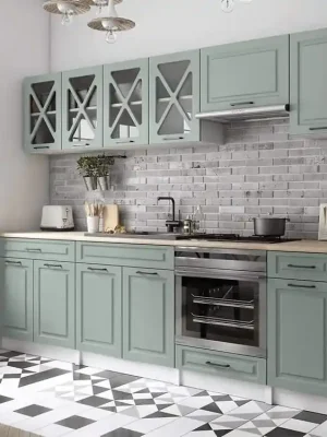 Poslední Šance Kuchyňská linka Gréta 260 světle zelená MAT