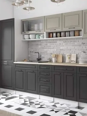 Vrácení Zdarma Kuchyňská linka Brigita 300 kámen/grafit MAT