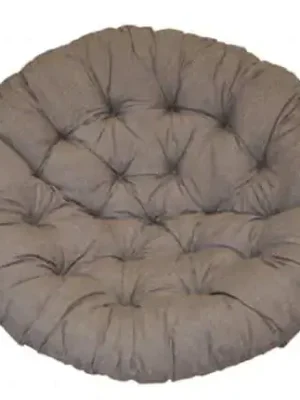 Nová Kolekce Polstr na křeslo papasan 100 cm - šedý melír