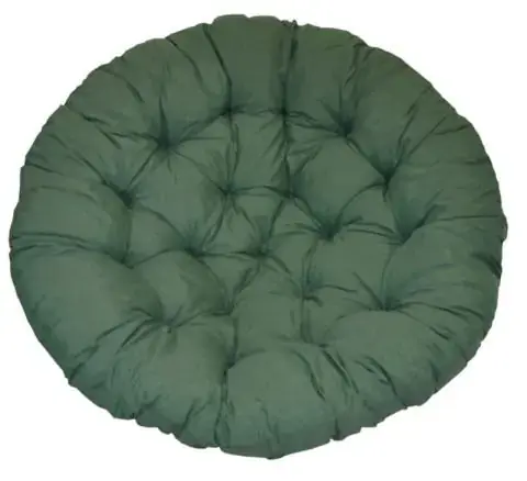 Originální Polstr na křeslo papasan 100 cm - zelený melír