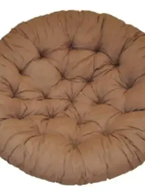 Polstr na křeslo papasan 100 cm - hnědý melír Sezónní Sleva