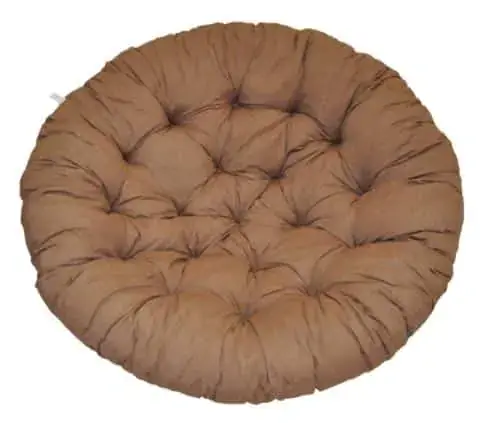 Polstr na křeslo papasan 100 cm - hnědý melír Sezónní Sleva