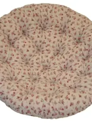Autentický Polstr na křeslo papasan 100 cm - růže