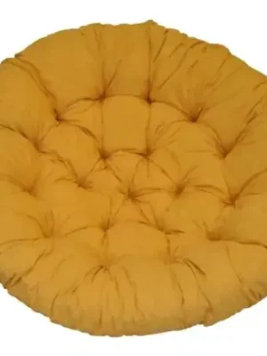 Polstr na křeslo papasan 100 cm - žlutý melír Nejlepší Volba