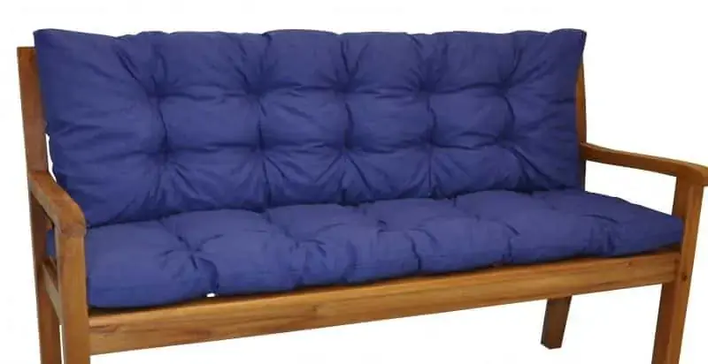 Polstr na zahradní lavičku 120 cm - modrý melír Objednat Nyní