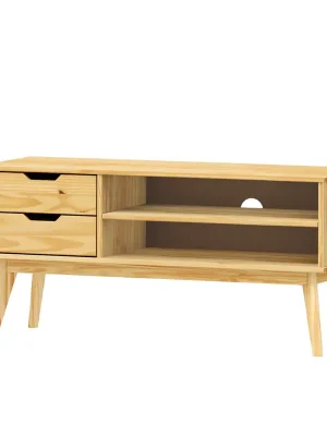 Značkový TV stolek 2 zásuvky BONITO lak