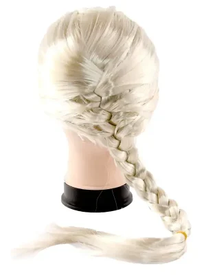 Elsa Frozen paruka s copánkem 60cm OPBH1599 Víkendová Akce
