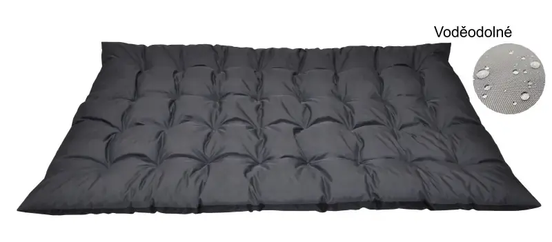 Nejlepší Volba Matrace zahradní MAXI 180x115 cm - antracit voděodolná
