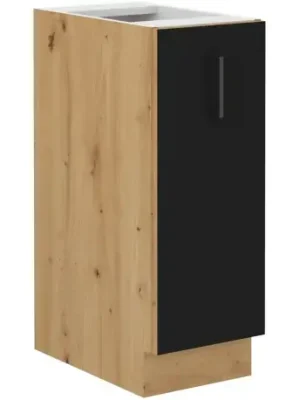 Kuchyňská skříňka Molly 30 D CARGO BB černá/dub artisan Finální Výprodej