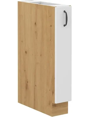 Levný Kuchyňská skříňka Stipe 15 D CARGO BB bílá/dub artisan