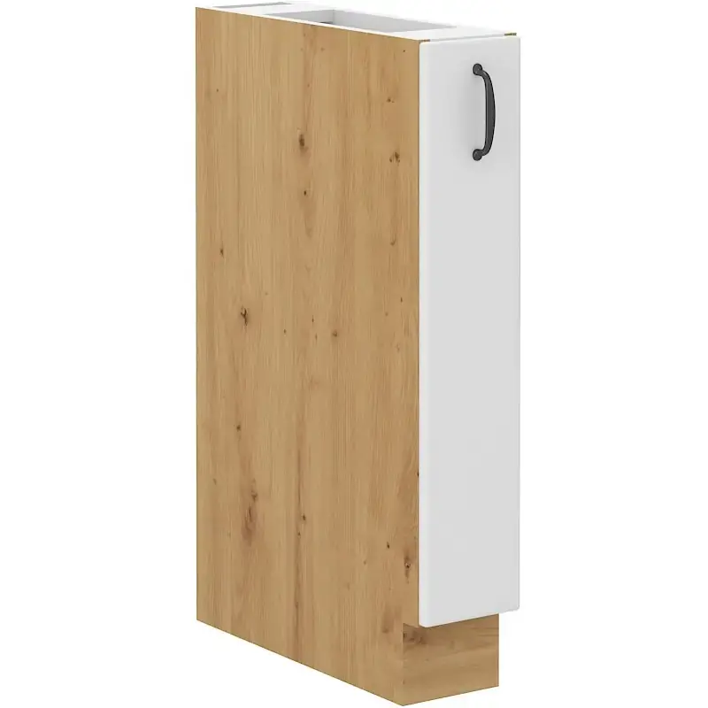 Levný Kuchyňská skříňka Stipe 15 D CARGO BB bílá/dub artisan