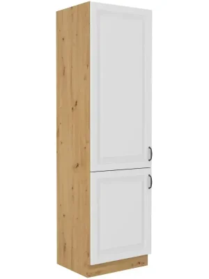 Kuchyňská skříňka Stipe 60 LO 210 2F bílá/dub artisan Vysoce Kvalitní