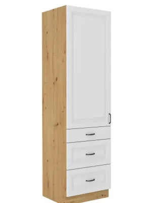 Akční Cena Kuchyňská skříň Stipe 60 DKS 210 3S 1F bílá/dub artisan