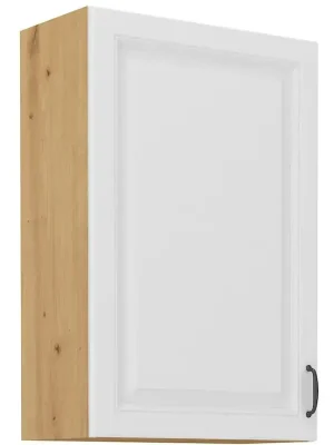 Vrácení Zdarma Kuchyňská skříňka Stipe 60 G 90 1F bílá/dub artisan