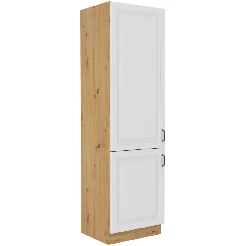 Kuchyňská skříňka Stipe 60-DK-210-2F bílá/dub artisan Sleva