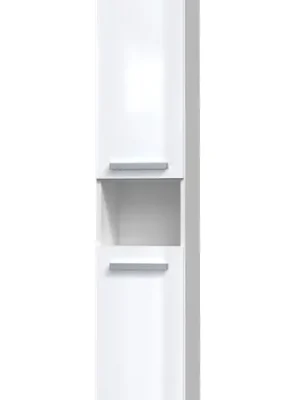 Koupelnová skříňka Noeli I bílá/bílý lesk Ověřený