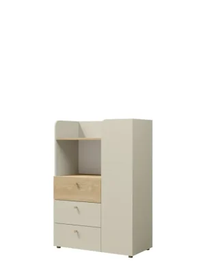 Aktuální Vysoká komoda Yuva R7 béžová/dub