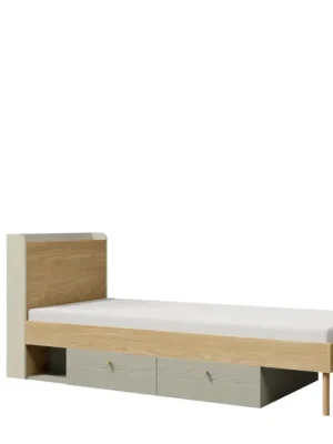 Nejprodávanější Postel Yuva R13 béžová/dub/eukalyptus