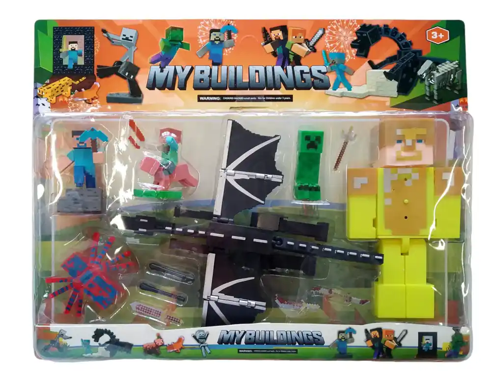 Kolekce figurek Minecraft My buildings sada FIBH2053 Vysoce Kvalitní