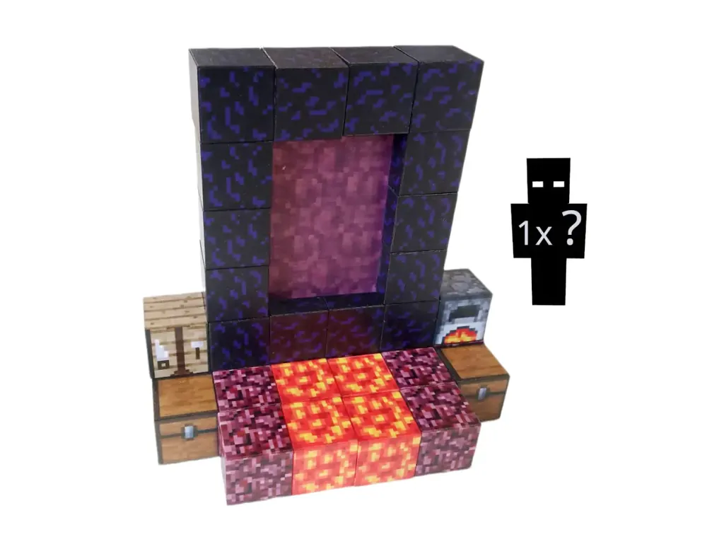 Výprodej Magnetická stavebnice Minecraft Portál MSTB2096