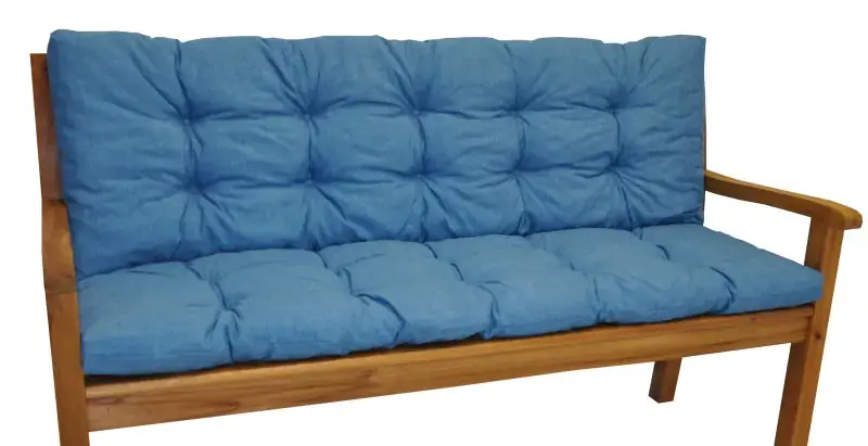 Polstr na zahradní lavičku 150 cm - tyrkysový melír Levný