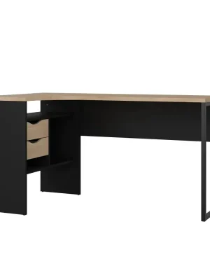 Psací stůl Felix 118 černý mat/jackson hickory Rychlé Dodání