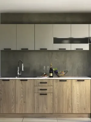 Tovární Cena Kuchyně PERLA 260 - dub cremona / kašmír