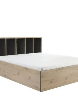 Výhodná Nabídka Postel CALI 160 C16 - dub artisan/černá