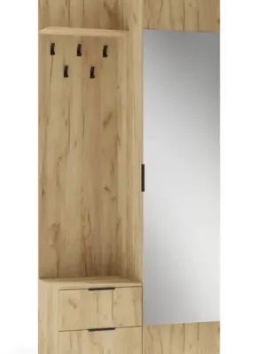 Předsíňová stěna CORAL - dub zlatý Jen Po Omezenou Doba