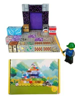Magnetická stavebnice Minecraft Portál MSTB2321 Nová Kolekce