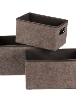 Akční Cena Sada látkových boxů DT3010 GREY