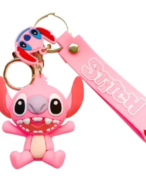 Dětská klíčenka Lilo a Stitch Angel růžová PKBA2349 Levný