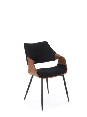 Designové křeslo K586 - ořech/černá Vrácení Zdarma